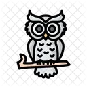Hibou effrayant  Icône