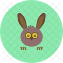 Chouette Lapin Lapin Icône