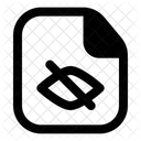 Hidden File Document File Icon