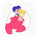 Hiding Emotions Fake Emotions Hiding Feelings アイコン