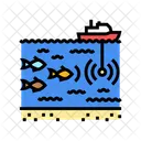 Hidrofone Mundo Oceano Ícone
