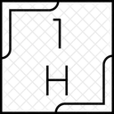 Hidrogenio Tabela Periodica Quimica Ícone