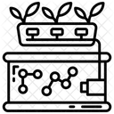 Hidroponia Cultivo Em Tanques Aquicultura Ícone
