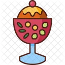 Hielo Mezclado Hielo Frutero Icono