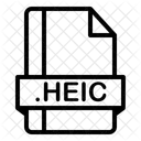 Heic Datei Dateierweiterung Symbol