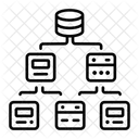 Hierarchical Data Structure Classification Icon