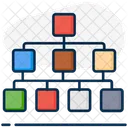 Hierarchical Network  Icon