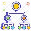 Hierarchical Structure Hierarchy Company Structure Icon