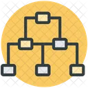 Hierarchie Diagramm Topologie Symbol