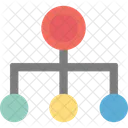 Hierarchie Reseau Structure Icône