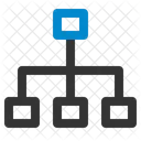 Diagramme Hierarchie Structure Icône