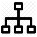 Diagramme Hierarchie Structure Icône