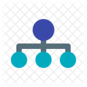 Hierarchie Structure Reseau Icône