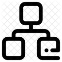 Zweig Downlink Hierarchie Symbol