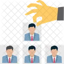 Hierarchie Hierarchiekonzept Netzwerkaufbau Symbol