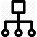 Hierarchie Netzwerk Organisationsstruktur Symbol