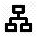 Hierarchie Flussdiagramm Sitemap Symbol