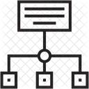 Hierarchie Sitemap Netzwerk Symbol