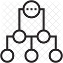 Hierarchie Sitemap Netzwerk Symbol