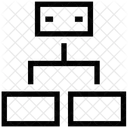 Hierarchie Structure Entreprise Icône