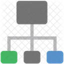 Hierarchie Partage Reseau Icône