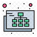 Hierarchie Flussdiagramm Struktur Symbol