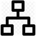 Hierarchie Partage Reseau Icône