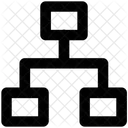 Hierarchie Partage Reseau Icône