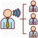 Communication Employes Patron Icon