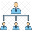 Hierarchie Commerciale Systeme Dentreprise Chaine De Classement Icono