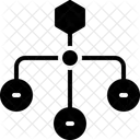 Hierarchische Struktur Sitemap Layout Symbol