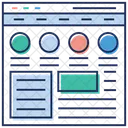 Hierarchische Struktur der Website  Symbol