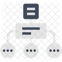 Hierarchy Flowchart Diagram Icon