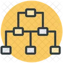 Hierarchy Chart Topology Icon