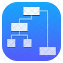 Hierarchy Structure Connection Icon