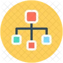 Hierarchy Network Workflow Icon