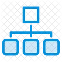 Hierarchy Network Connection Icon