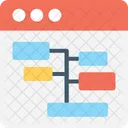 Hierarchy Network Workflow Icon