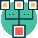 Hierarchy Sitemap Networking Icon