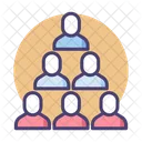 Hierarchy Employees Group Icon
