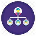 Hierarchy Employees Group Icon