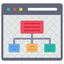 Hierarchy Seo And Web Networking Icon