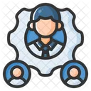 Hierarchy Team Management Icon