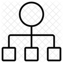 Hierarchy Database Network Icon