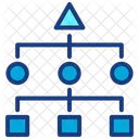 Hierarchy Network Structure Icon