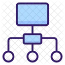 Hierarchy Flowchart Workflow Icon