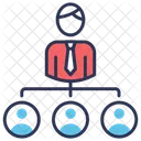 Hierarchy Leadership Management Icon