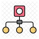 Hierarchy Network Structure Icon