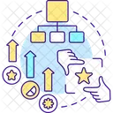 Hierarchy of content  Icon