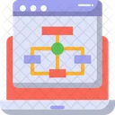 Hierarchy System Network Algorithm Icon